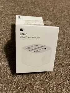 20W Apple iPhone Charger Genuine Original USB-C Type-C UKPower Adapter Plug Fast - Picture 1 of 3
