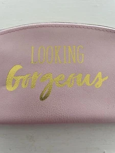 Ladies ACCESSORY POUCH Glasses, cosmetics, make-up etc. Pink, zipped bag.17x10cm - Picture 1 of 5