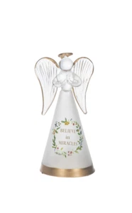 Ganz Leucht Engel Figur BELIEVE IN MIRACLES. - Bild 1 von 3