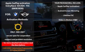 Apple CarPlay activation EntryNav2 ID5/ID6 FSC (BMW/MINI) - Full Package - Zdjęcie 1 z 7