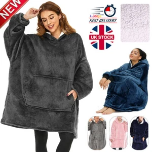 Winter Hoodie Robe Oversized Blanket Super Soft Oodie Comfy Nightware Blanket GF - Picture 1 of 19