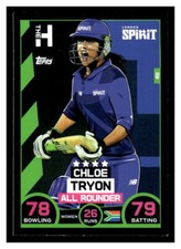 2021 Topps The Hundred Cricket Attax  #46 Chloe Tryon - London Spirit