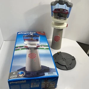 Playmobil 4313 Flughafenturm Flugsicherung #4313 mit Karton unvollständig - Bild 1 von 12