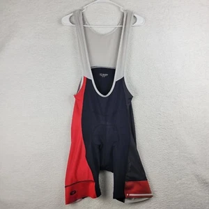 Sugoi Men's Bib Shorts Cycling Padded Mesh Back Thigh Grips Black Red Men's XL - Picture 1 of 8