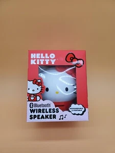 Hello Kitty Bluetooth Wireless Speaker by Sanrio-Red Portable & rechargeable NIB - Picture 1 of 7