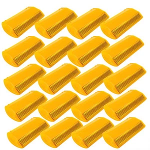 20-Pack NEW Commercial Road Highway Pavement Marker Reflector - One-Side, Yellow - Picture 1 of 11
