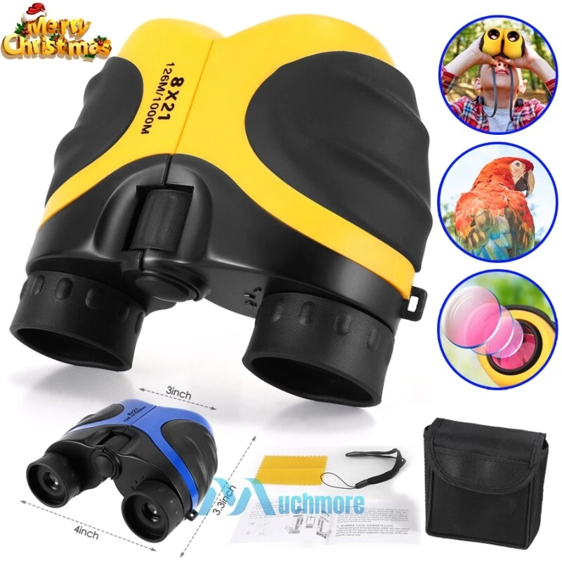 Kids Binoculars Shock Proof Learning Toy Gift for Age 3-12 Years Old Boys Girls - Image 1 of 4