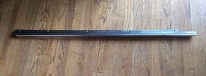 OEM 1972-1989 Mercedes R107 Driver Door Jamb & Sill Scuff Plate Trim - Picture 1 of 8