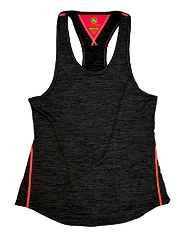 Camiseta sin mangas John Deere perforada de polietileno carbón Foto 1 de 1