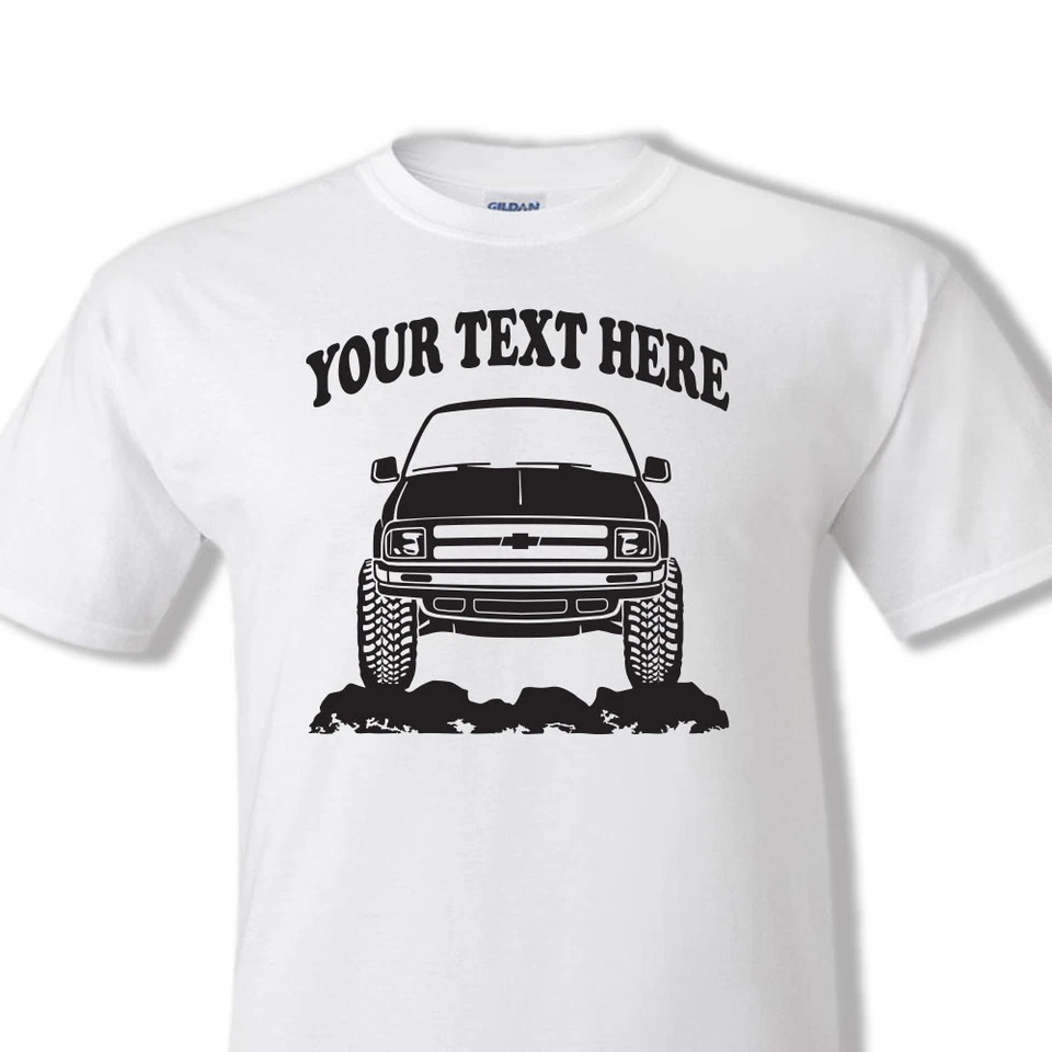 CHEVROLET S-10 CHEVY TRUCK 1994- 1996 - 4x4 CUSTOM PERSONALIZED T-SHIRT - #OR013 Foto 1 de 1