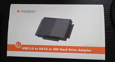 TOP!! Fideko USB 3.0 zu SATA oder IDE Festplatten Adapter - Neuwertig!! - Bild 1 von 2