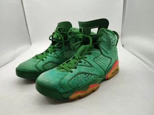 Nike-Air Jordan 6 Retro NRG Green Suede Gatorade-IF I COULD BE-Men Size 9.5-NICE - Picture 1 of 15