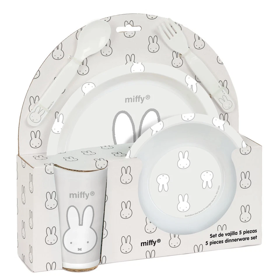 Kinder Geschirrset Miffy Niebla e