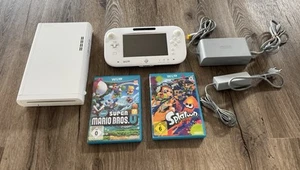 Nintendo Wii U Konsole mit Spielesammlung, Weiß Deluxe Version ✅✅🚀 - Bild 1 von 6