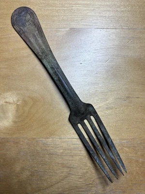 U.S. Army Pre-WWI Mess Kit Fork Stamped R.I.A. 1913 Antique Old Relic - Image 1 of 4