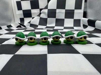 2009 Nintendo Super Mario Chess Replacement Game Part: Koopa Shell Pawn Set Of 6 - Image 1 of 4