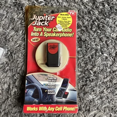 Dispositivo celular manos libres Jupiter Jack convierte la radio del coche en un altavoz teléfono nuevo Foto 1 de 4