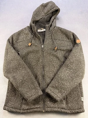 Vellón de montaña Rugged Elements forrado Sherpa cremallera completa para hombre LG negro Foto 1 de 4