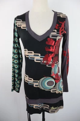 Suéter Desigual Para Mujer Talla S Mujer Informal Vintage Camiseta Top Tela Algodón Foto 1 de 4