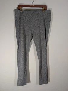 Woolx McKenna Womens Grey High Waist Pull On Merino Blend Leggings Sz XL Casual - Picture 1 of 7