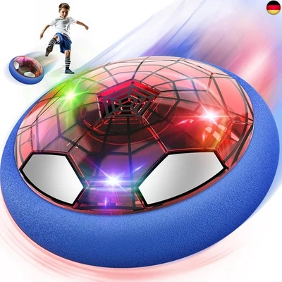 BUOEUIK Spider Hover Ball Air Power Fußball Geschenke für Jungs Indoor Fussball mit LED