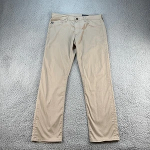 AG Adriano Goldschmied Pants 34X29 (Tag 34x34) Tellis Modern Slim Leg Pants Tan - Picture 1 of 13