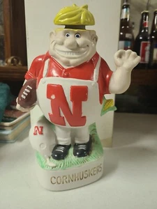 1974 McCormick Whiskey Decanter (Mascot) Herbie Husker Nebraska Cornhuskers - Picture 1 of 9
