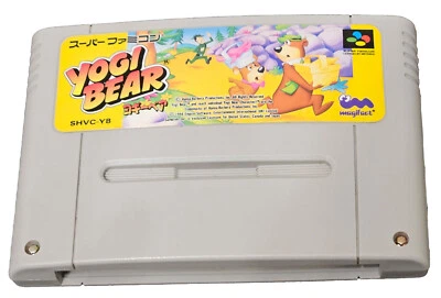 Yogi Bear Super Famicom SNES Cartridge ONLY Japan Import - US SELLER - Image 1 of 3
