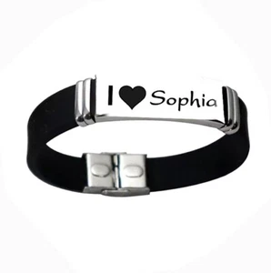 Armband mit Namen ,echt Leder, Größe individuell,Länge 25cm - Bild 1 von 3