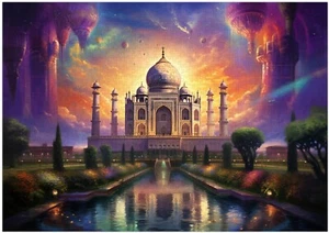 Rompecabezas de fantasía Taj Mahal 300/500/1000 piezas - Imagen 1 de 3