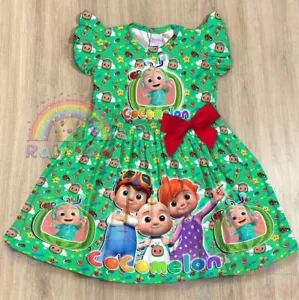 Cocomelon Toddler Dress Sleeve Size G (8/10 Years) - Picture 1 of 2