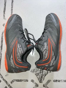 JAZBA Court Sneakers Lizardo 1X SIZE 10 US Gray / Orange - Picture 1 of 11