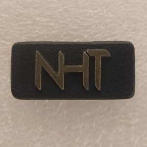 vintage NHT metal speaker grille emblem for Model Il and others c.1988—excellent