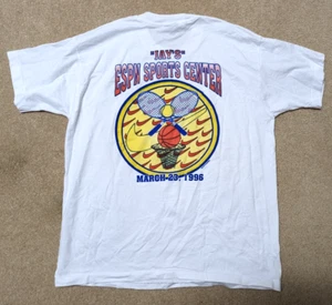 Vintage 1996 Jay's ESPN Sports Center Nike Herren T-Shirt best weiß Größe XL - Bild 1 von 3