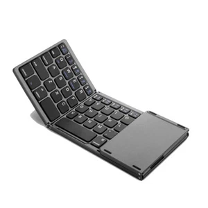 Foldable Wireless Keyboard Ultra Slim with Touchpad for Tablet and Laptops - Picture 1 of 9
