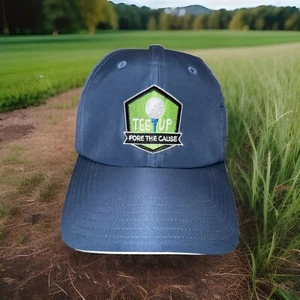 Cappello berretto Adidas TEE UP Fore the Cause patch on blu acqua con anello gancio usato in ottime condizioni - Foto 1 di 9