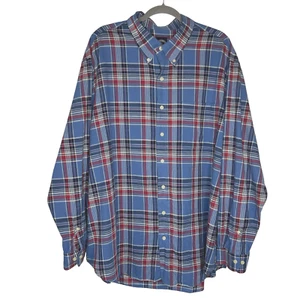 Camicia uomo Brooks Brothers Regent a quadri con bottoni manica lunga 2XL XXL - Foto 1 di 10