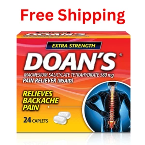 Doans Extra Strength Relieves Backace Pain Reliever Caplets - 24 ea - Picture 1 of 7