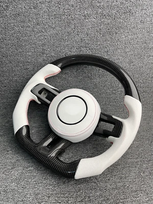 For Ford 15-23 Mustang GT Shelby Real Carbon Fiber Steering Wheel Customized - Image 1 of 4