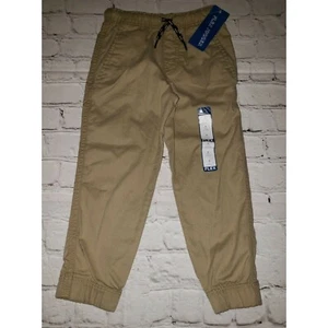 NWT Boys Size 4 Reg Flex Jogger Kahki Arizona Jean Co Drawstring waist - Picture 1 of 4