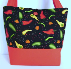 NEU SIZZLING HOT RED HOT CHILI PEPPERS HANDTASCHE HANDTASCHE TASCHE BEUTELTASCHE BUCHTASCHE - Bild 1 von 12