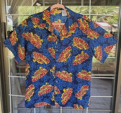 Mens Hawaiian Tropics Front Button Short Sleeve Shirt Sz M   44” Chest - Image 1 of 3
