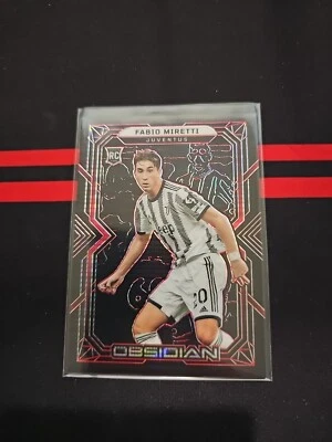 2023 Panini Obsidian #155 Fabio Miretti #/30 RC Juventus Italy Azzurri🔥 - Image 1 of 2