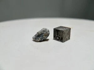NWA11828 Compact 1.05g Lunar Feldspar Breccia Plagioclase Meteorite Unique - Picture 1 of 3