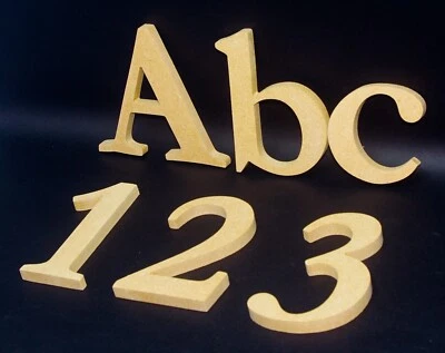 Wooden Letters-From 10 cm to 50 cm high-MDF-Painting available-Home-Craft-Garamo - Image 1 of 4