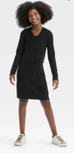 art class girls set 2 pieces cardigan and dress Size M 8 - Picture 1 of 9
