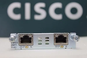 Genuine Cisco VWIC3-2MFT-T1/E1 Voice/WAN Interface Card w/Hologram QTY AVAIL - Picture 1 of 6