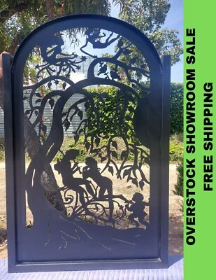 Yard Metal GateᅵSide Alley GateᅵPool Steel GateᅵGarden GateᅵGeometric Modern - Image 1 of 4