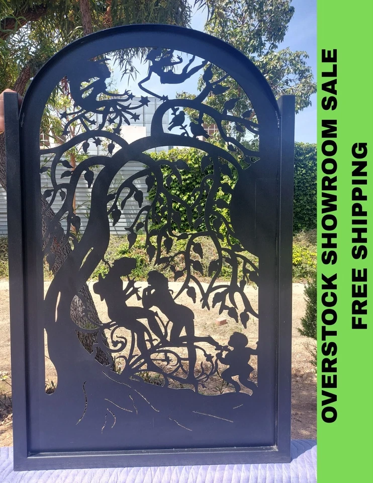 Yard Metal GateᅵSide Alley GateᅵPool Steel GateᅵGarden GateᅵGeometric Modern - Image 1 of 4