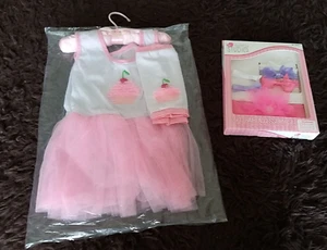 Cupcake Newborn Princess Baby Girl Dress Tulle Tutu Dress Set Size 12-18M. - Picture 1 of 11